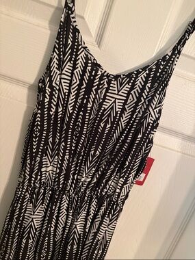 NWT Mossimo Supply Co. Black and White Geometric Romper